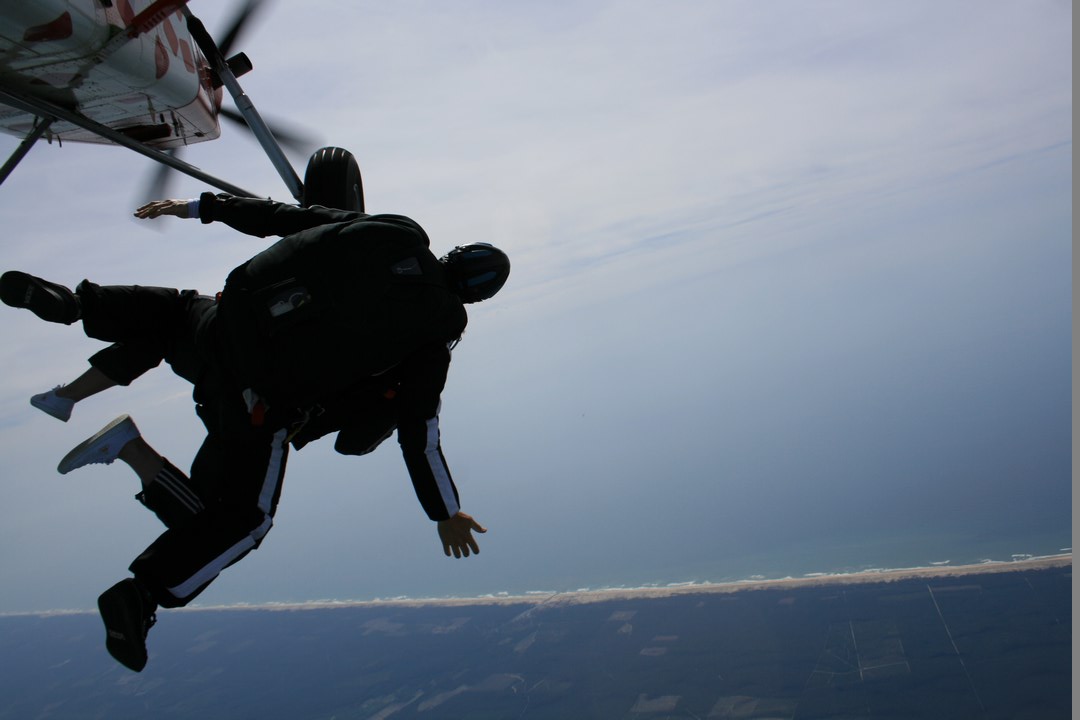 sortie d'avion tandem sortie d'avion